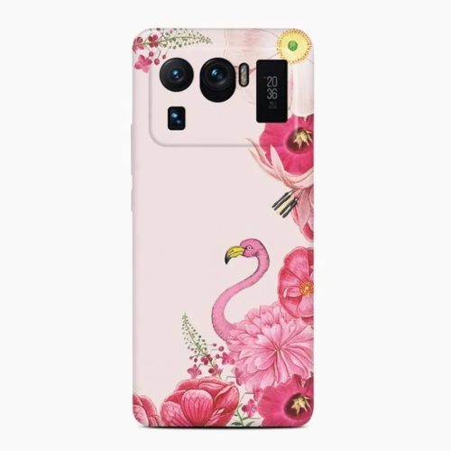 XIAOMI MI 11 ULTRA Casegadget rózsaszín flamingó mintás tok-1000000617368 1 kép