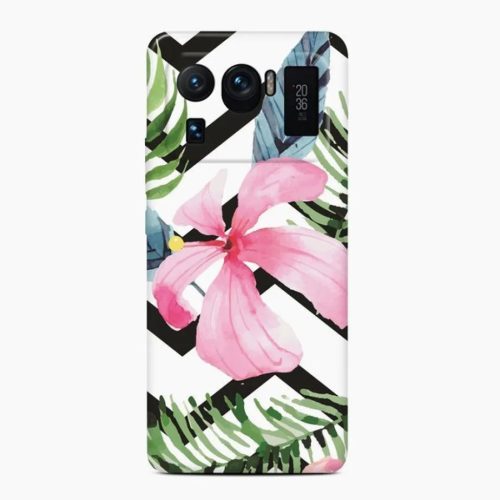 XIAOMI MI 11 ULTRA Casegadget virág és levél mintás tok-1000000617382 1 kép