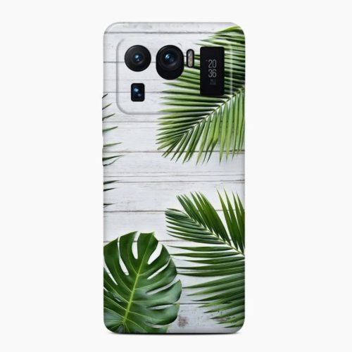 XIAOMI MI 11 ULTRA Casegadget zöld levél mintás tok-1000000617634 1 kép