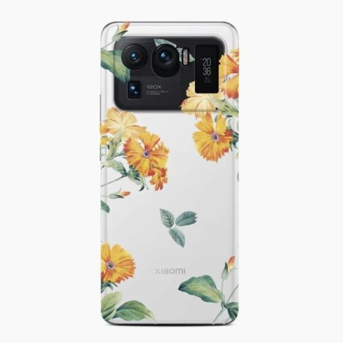 XIAOMI MI 11 ULTRA Casegadget sárga virág mintás tok-1000000617658 1 kép