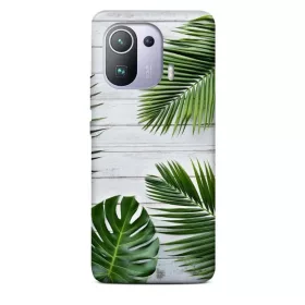 Xiaomi Mi 11 Pro Casegadget zöld levél mintás tok
