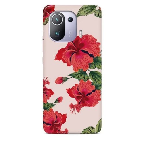 XIAOMI MI 11 PRO Casegadget piros pipacs mintás tok-1000000618433 1 kép