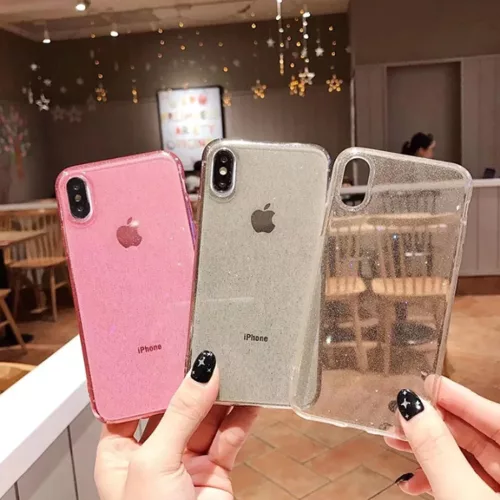 Xiaomi Redmi Note 10/ Note 10s Crystal Glitter tok ezüst-5900217412526 5 kép