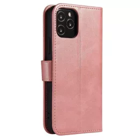 Samsung A42 5G Elegant mágneses bőr fliptok pink-9111201935099 1 kép