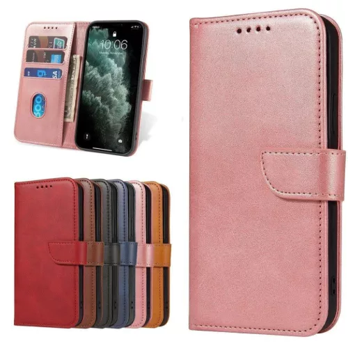 Samsung A42 5G Elegant mágneses bőr fliptok pink-9111201935099 9 kép