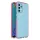 Samsung Galaxy A32 4G átlátszó TPU tok színes kerettel sötét pink