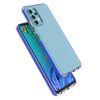 Samsung Galaxy A32 4G átlátszó TPU tok színes kerettel sötétkék-9111201934184 4 kép