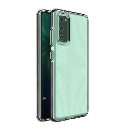 Samsung Galaxy A12 / Galaxy M12 átlátszó TPU tok színes kerettel f-9111201934276 2 kép