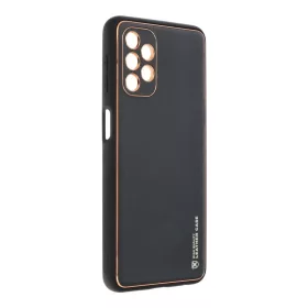 Samsung Galaxy A32 5G Forcell Leather tok fekete-5903396111259 1 kép