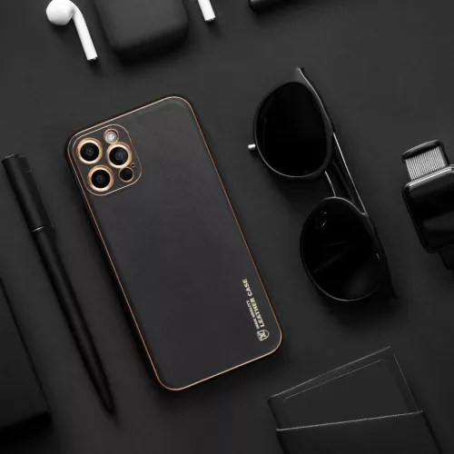 Samsung Galaxy A32 5G Forcell Leather tok fekete-5903396111259 5 kép