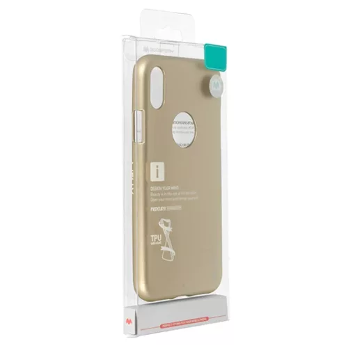 iPhone Xs Max Mercury i-Jelly metál színű TPU tok Kék-8809640695667 2 kép