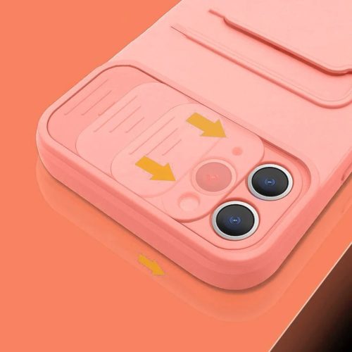 iPhone 12 Pro Max Nexeri Szilikon tok kameralencse védővel barack-5904161109310 6 kép