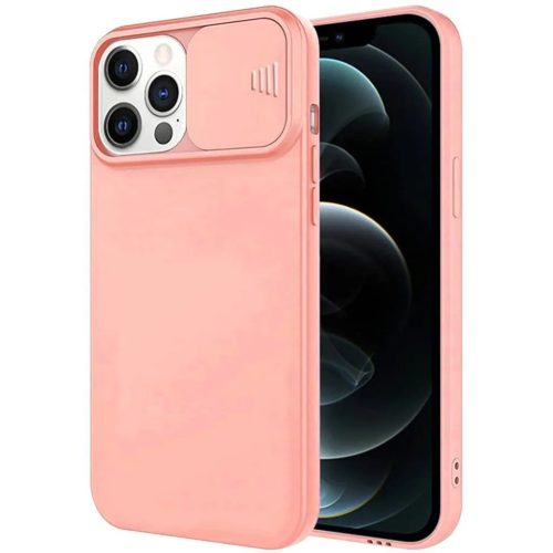 iPhone 12 Pro Nexeri Szilikon tok kameralencse védővel barack-5904161109273 1 kép