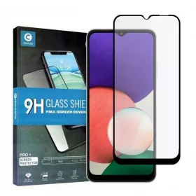   Samsung Galaxy A22 5G Mocolo TG+ kijelzővédő üvegfólia fekete