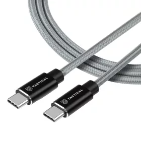   Tactical 024 Fast Rope Kevlar kábel USB Type-C - USB Type-C 100W 20V/5A 0.3m szürke