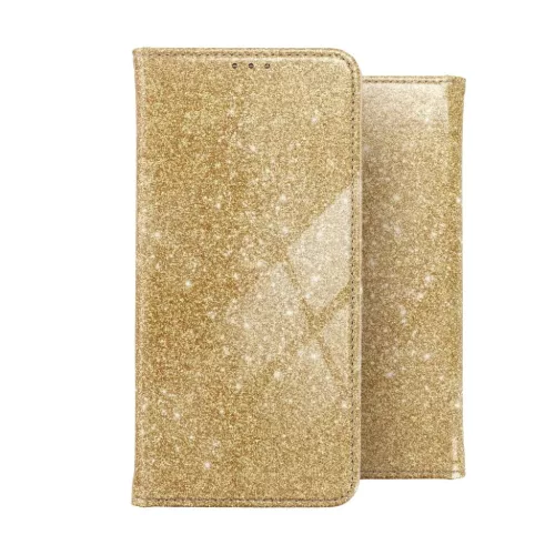 Xiaomi Mi 11 Forcell Shining flitteres fliptok arany-5903396102868 4 kép