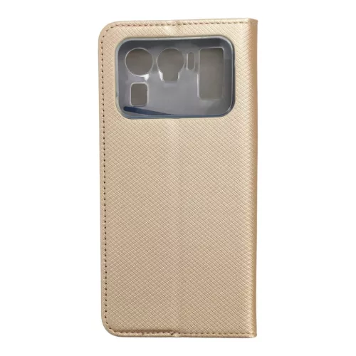 Xiaomi Mi 11 Ultra Mágneses fliptok arany-5903396113598 1 kép