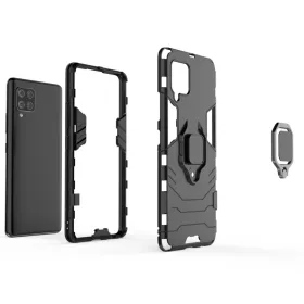 Samsung Galaxy A42 5G Ring Armor Case Kickstand telefontok fekete-9111201915473 2 kép