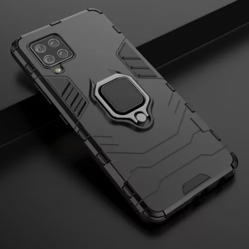 Samsung Galaxy A42 5G Ring Armor Case Kickstand telefontok fekete-9111201915473 7 kép
