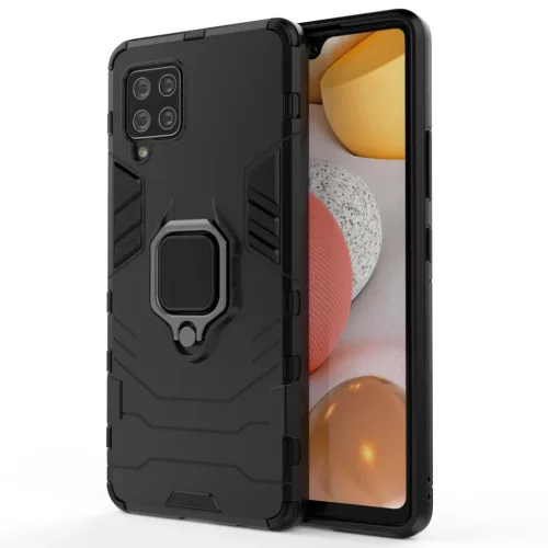 Samsung Galaxy A42 5G Ring Armor Case Kickstand telefontok fekete-9111201915473 9 kép
