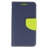 Samsung A22 4G Fancy fliptok sötétkék/ lime-5903396116490 2 kép