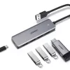 Ugreen USB - 4xUSB 3.2 Gen1 HUB Micro USB áramellátással szürke (C-6957303859856 2 kép