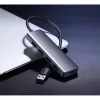 Ugreen USB - 4xUSB 3.2 Gen1 HUB Micro USB áramellátással szürke (C-6957303859856 9 kép