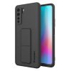 Huawei P40 Lite 5G Wozinsky Kickstand flexibilis szilikon tok fekete-9111201940611 3 kép