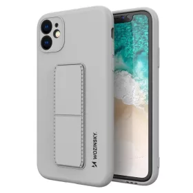   Samsung A32 5G Wozinsky Kickstand flexibilis szilikon tok szürke