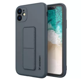   Samsung A32 5G Wozinsky Kickstand flexibilis szilikon tok sötétkék