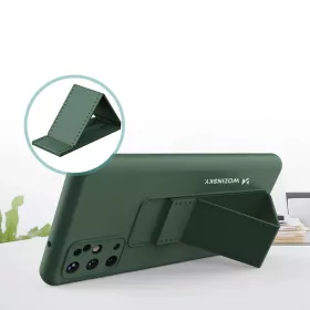 Samsung S20+ Plus Wozinsky Kickstand flexibilis szilikon tok piros-9111201941274 2 kép