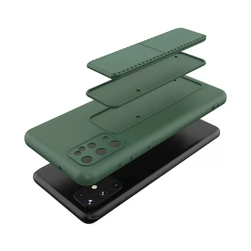 Samsung S20+ Plus Wozinsky Kickstand flexibilis szilikon tok piros-9111201941274 3 kép