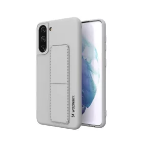   Samsung S21+ Plus Wozinsky Kickstand flexibilis szilikon tok szürke