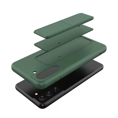 Samsung S21+ Plus Wozinsky Kickstand flexibilis szilikon tok menta-9111201941465 2 kép