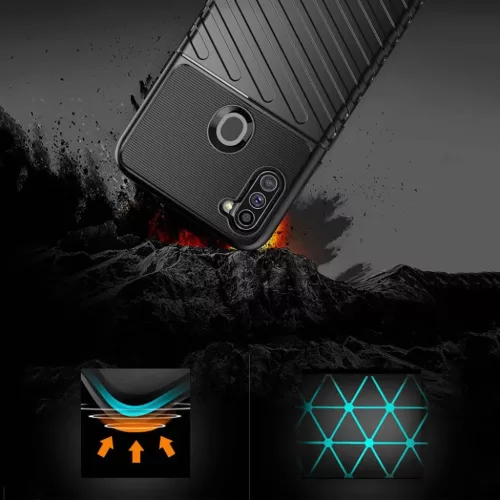 Samsung Galaxy M11 Thunder fokozott védelmet biztosító flexibilis T-5902429900730 4 kép