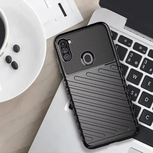 Samsung Galaxy M11 Thunder fokozott védelmet biztosító flexibilis T-5902429900730 7 kép