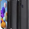 Samsung M21 Mágneses fliptok fekete-8819200013695 1 kép