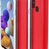 Samsung M21 Mágneses fliptok piros-8819200013701 1 kép