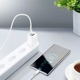 Dux Ducis PPS Super Si Hálózati töltő adapter USB és USB Type-C P-6934913050149 2 kép