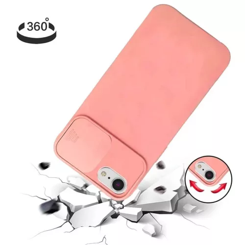 Samsung A22 4G Nexeri Szilikon tok kameralencse védővel barack-5904161114185 4 kép