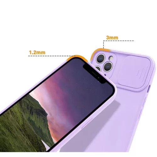Samsung A22 4G Nexeri Szilikon tok kameralencse védővel lila-5904161114192 9 kép