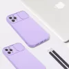 Samsung A22 4G Nexeri Szilikon tok kameralencse védővel lila-5904161114192 10 kép