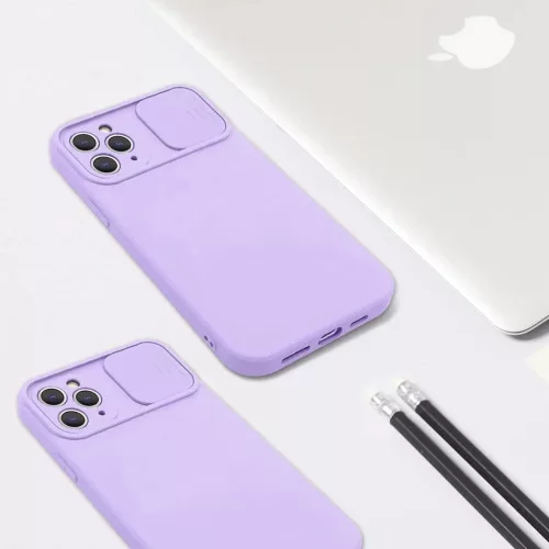 Samsung A22 4G Nexeri Szilikon tok kameralencse védővel lila-5904161114192 10 kép