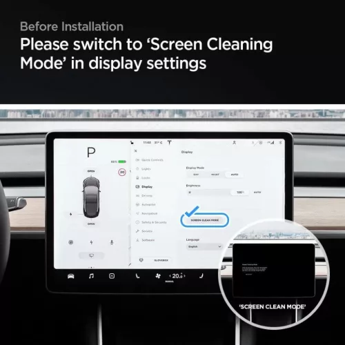 Tesla Model Y / 3 Spigen Glas.TR EZ Fit kijelzővédő üvegfólia + f-8809710750210 7 kép