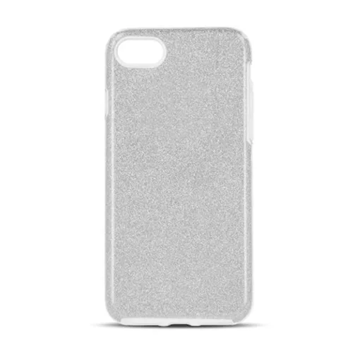 iPhone 13 Pro Max 6.7'' Shining flitteres tok ezüst-5900495933096 6 kép