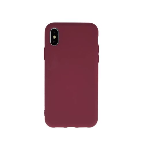 iPhone 13 6.1'' Matt TPU tok burgundy-5900495931924 2 kép