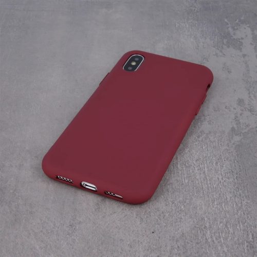 iPhone 13 6.1'' Matt TPU tok burgundy-5900495931924 4 kép