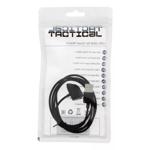Samsung SM-R375 Galaxy Fit e Tactical USB töltő kábel fekete-8596311098888 3 kép