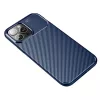 iPhone 13 Pro Max Armored szénszál mintájú TPU tok kék-5904161114376 2 kép
