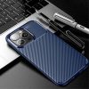 iPhone 13 Pro Max Armored szénszál mintájú TPU tok kék-5904161114376 3 kép